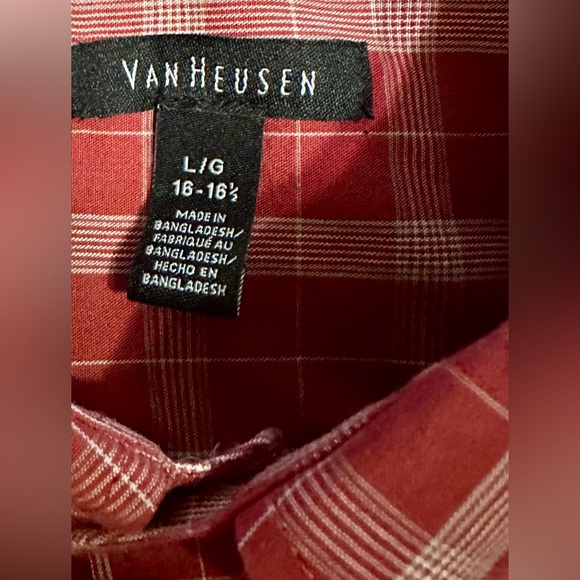 Bundle of 3 Van Heusen Men’s Short Sleeve Button-Down Shirts – Size Large - Picture 4 of 6